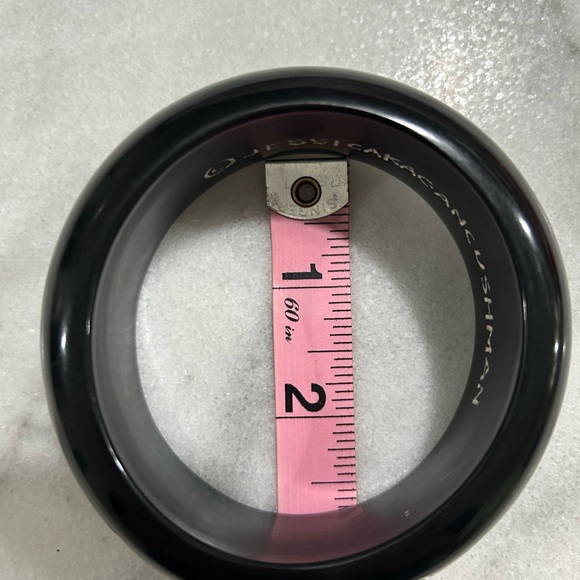 Jessica Kagan Kushman “Are You a Good Witch …” black bangle bracelet - Picture 7 of 8